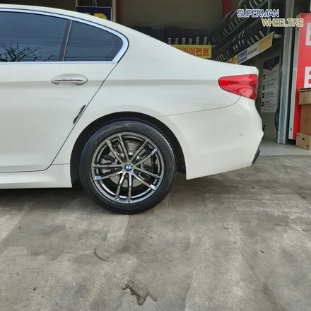 [전주광주대전 휠도색] BMW G30 520D 18인치 휠 복원 후기 / 전주시 덕진구