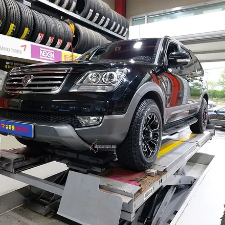 장착후기:)모하비 타쿠마 어솔트 XD 17인치 사제휠 / / 전주시 덕진구