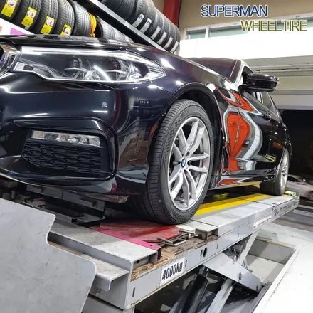 BMW 520D 휠 튜닝 : BMW G30 18인치 휠 도색 후기 / 전주시 덕진구