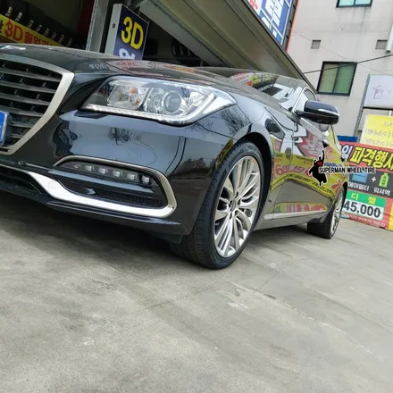 제네시스 G80 19인치 순정휠복원후기 (전주휠복원수리도장기스복원) / 전주시 덕진구