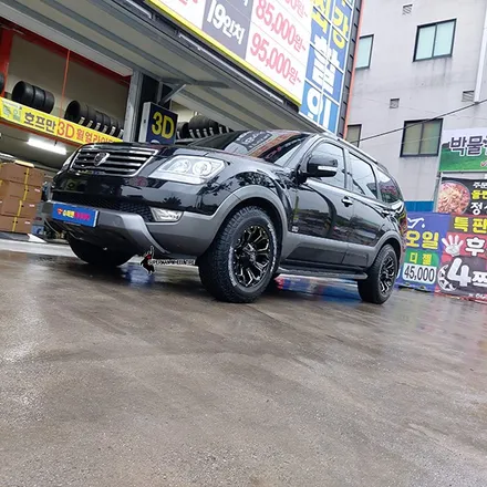 장착후기:)모하비 타쿠마 어솔트 XD 17인치 사제휠 / / 전주시 덕진구