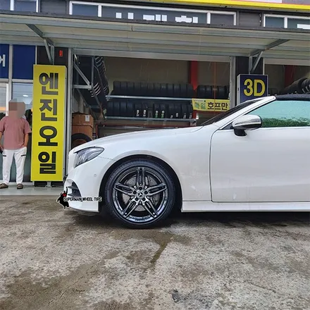 휠복원 후기:)벤츠 E220D AMG 19인치 순정 블랙크롬/전주휠타이어 전주타이어 전주휠복원 / 전주시 덕진구