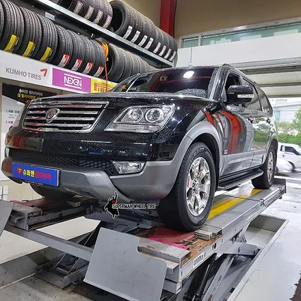 장착후기:)모하비 타쿠마 어솔트 XD 17인치 사제휠 / / 전주시 덕진구