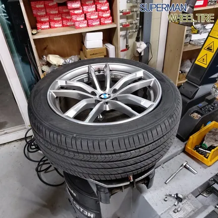 BMW 520D 휠 튜닝 : BMW G30 18인치 휠 도색 후기 / 전주시 덕진구