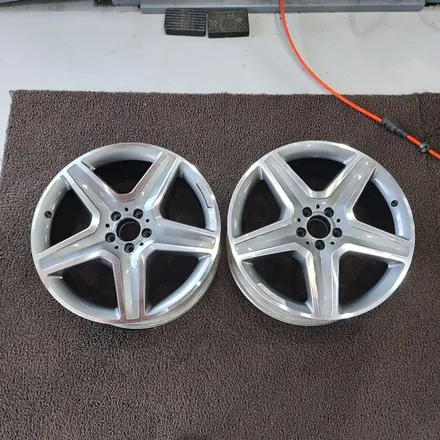 벤츠 GLE 350D 20인치 순정휠복원 후기 (전주 광주 대전 휠 복원 수리) / 전주시 덕진구