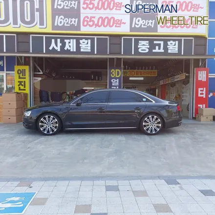 [전주광주대전 휠복원 저렴한 곳] 아우디 A8 20인치 휠 복원 / 전주시 덕진구