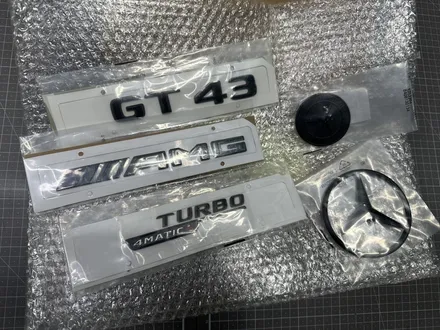벤츠 GT43 AMG 엠블럼 레터링 블랙 컬러 변경 / 여주,이천,경기광주,용인,강원원주
