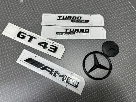 벤츠 GT43 AMG 엠블럼 레터링 블랙 컬러 변경 / 여주,이천,경기광주,용인,강원원주