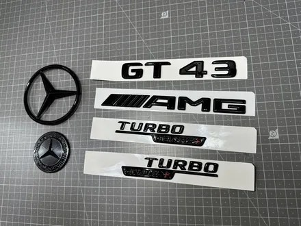 벤츠 GT43 AMG 엠블럼 레터링 블랙 컬러 변경 / 여주,이천,경기광주,용인,강원원주