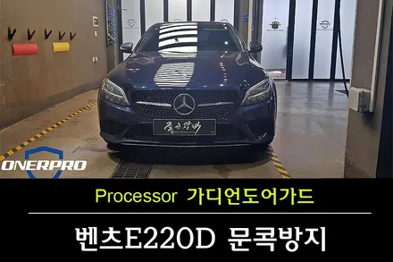 벤츠E220D 벤츠 딜러분도 문콕방지로 선택한 가디언도어가드 / 수원 팔달