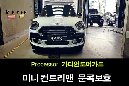 BMW 미니 컨트리맨 라이트 화이트 가디언 도어가드 문콕보호 하세요 / 수원 팔달
