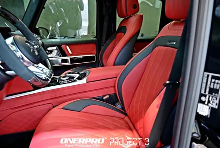 벤츠 G바겐 G63AMG 부천 실내PPF와 가죽코팅으로 인테리어 집중 보호 / 수원 팔달