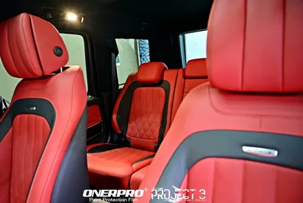 벤츠 G바겐 G63AMG 부천 실내PPF와 가죽코팅으로 인테리어 집중 보호 / 수원 팔달