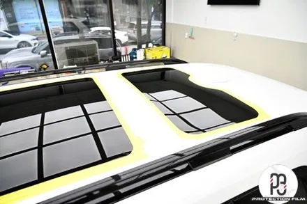 자외선·열기·파손 완벽 차단, BMW X7 스카이라운지 파노라마 선루프 열차단PPF 시공 / 수원 팔달