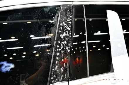 벤츠 EQE SUV 500 폴라 화이트 주차시 중요한 부분 PPF 시공(BENZ EQE SUV) / 수원 팔달