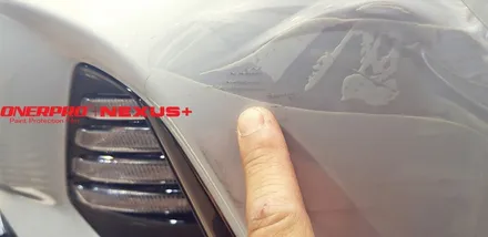 제네시스 G70 마블화이트 접촉사고로 프론트범퍼 및 ppf황변으로 인한 재시공 by 오너프로ppf 부천직영점 / 수원 팔달