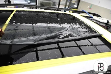 자외선·열기·파손 완벽 차단, BMW X7 스카이라운지 파노라마 선루프 열차단PPF 시공 / 수원 팔달