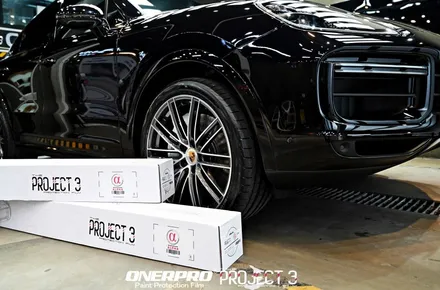 부천 PPF 포르쉐 카이엔 터보 젯블랙 디테일을 더한 전체PPF / 수원 팔달