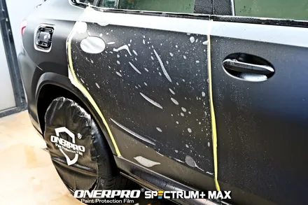 부천 무광 PPF BMW X6M 컴페티션 온라인 에디션 프로즌블랙 무광 전체PPF / 수원 팔달