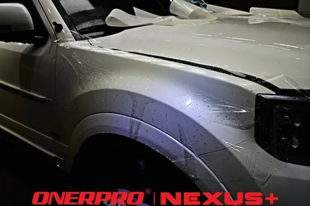 자동차PPF 모하비 더마스터 스노우화이트펄 프론트PPF시공 오너프로 NEXUS+ PPF필름 / 수원 팔달