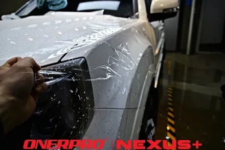 자동차PPF 모하비 더마스터 스노우화이트펄 프론트PPF시공 오너프로 NEXUS+ PPF필름 / 수원 팔달