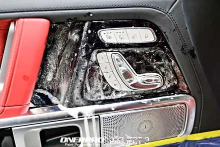 벤츠 G바겐 G63AMG 부천 실내PPF와 가죽코팅으로 인테리어 집중 보호 / 수원 팔달