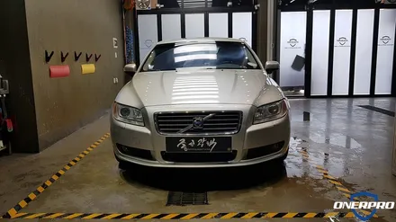 [부천시멘트물제거] 볼보S80 석회물제거는 최대한 빨리 제거해야합니다 / 수원 팔달