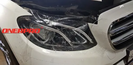 [자동차보호필름] 벤츠E300 오너프로PPF필름 속여서 시공한 생활보호패키지 재시공해드렸습니다 / 수원 팔달