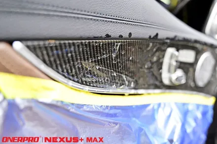 벤츠 E63 AMG 폴라화이트 2년 운행한 차량도 가능한 카본 인테리어 실내PPF / 수원 팔달