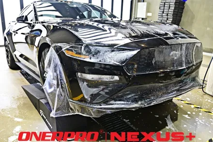 부천PPF 포드 머스탱 쉐도우 블랙 프리미엄 광택후 오너프로 NEXUS+MAX 프론트패키지PPF시공으로 중고차 살리기 / 수원 팔달