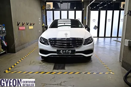 벤츠 E300e 특별한 인테리어 옵션 차량에 꼭 필요한 가죽코팅 (feat` 기온쿼츠 레더쉴드) / 수원 팔달