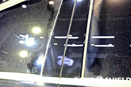 산타페 TM 팬텀블랙 반자율 주행으로 인한 사고 수리 후 부천 광택으로 페인트 보정 (Feat` 오너쉴드 세라믹코팅) / 수원 팔달