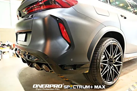 부천 무광 PPF BMW X6M 컴페티션 온라인 에디션 프로즌블랙 무광 전체PPF / 수원 팔달