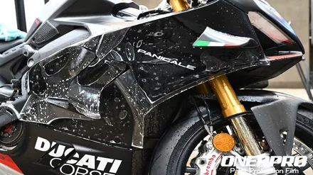 부천PPF, 두카티 파니갈레 V4 SP2 한정판 무광 전체PPF 작업 (Ducati Panigale V4 SP2) / 수원 팔달