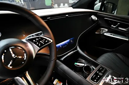 벤츠 EQE SUV 500 폴라 화이트 주차시 중요한 부분 PPF 시공(BENZ EQE SUV) / 수원 팔달
