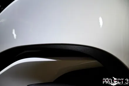 벤츠 EQE SUV 500 폴라 화이트 주차시 중요한 부분 PPF 시공(BENZ EQE SUV) / 수원 팔달