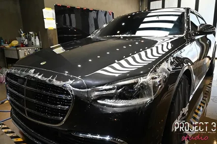 매교동PPF 가 제안하는 벤츠 S580 자동차 보호필름 전체 시공 / 수원 팔달