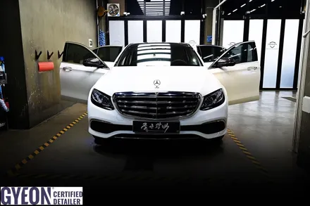 벤츠 E300e 특별한 인테리어 옵션 차량에 꼭 필요한 가죽코팅 (feat` 기온쿼츠 레더쉴드) / 수원 팔달