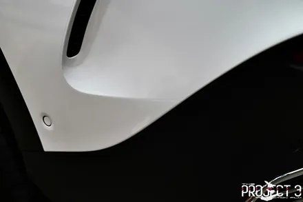 벤츠 EQE SUV 500 폴라 화이트 주차시 중요한 부분 PPF 시공(BENZ EQE SUV) / 수원 팔달