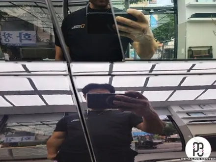 포르쉐 마칸 GTS 수원시멘트물 제거, 보험처리로 새차 복원 / 수원 팔달