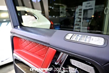 벤츠 G바겐 G63AMG 부천 실내PPF와 가죽코팅으로 인테리어 집중 보호 / 수원 팔달