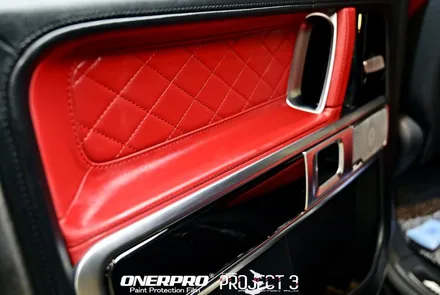 벤츠 G바겐 G63AMG 부천 실내PPF와 가죽코팅으로 인테리어 집중 보호 / 수원 팔달