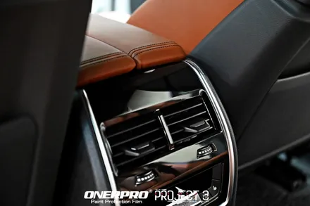 부천PPF BMW X5 알파인 화이트 인테리어 하이그로시 보호 실내PPF 작업 / 수원 팔달