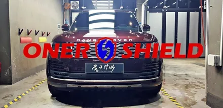 레인지로버 보그 로셀로 레드 메탈릭 오너쉴드 9H+ 최상급 유리막코팅 시공 / 수원 팔달