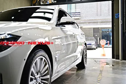 부천PPF BMW 3GT 알파인 화이트 오너프로 NEXUSMAX 프론트패키지PPF와 오너쉴드 글로스 세라믹코팅으로 신차 보호 / 수원 팔달