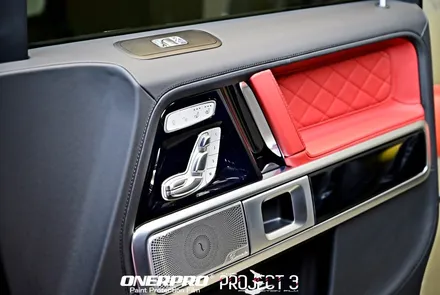 벤츠 G바겐 G63AMG 부천 실내PPF와 가죽코팅으로 인테리어 집중 보호 / 수원 팔달