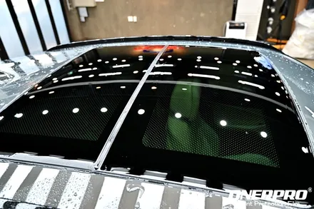 광교PPF BMW X6 선루프 보호와 열차단 기능의 파노라마 [썬루프PPF] / 수원 팔달