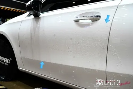 벤츠 A220 리얼 주차장 패키지와 실내 보호필름 영통구PPF 전문점 / 수원 팔달