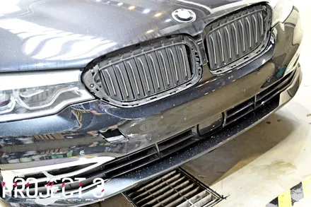 BMW 530i 카본블랙 프론트범퍼PPF 보험수리 프로젝트3 알파PPF / 수원 팔달