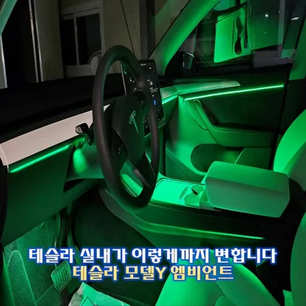 테슬라 모델Y 엠비언트, 놀라지마세요 테슬라 맞습니다!! / 경기 광주,용인,하남